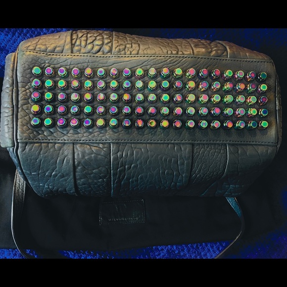 Alexander Wang iridescent black leather Rocco bag - Picture 2 of 16